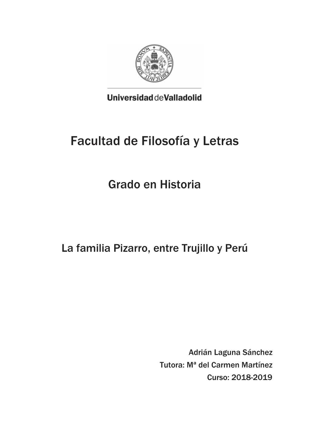 Facultad De Filosofía Y Letras