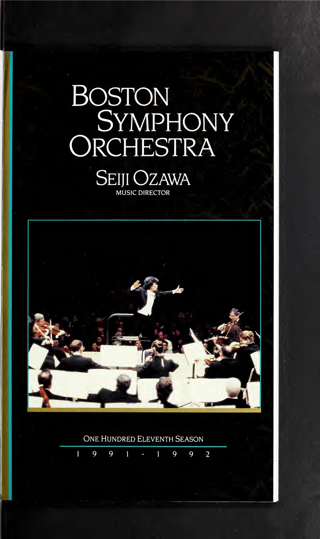 Boston Symphony Orchestra Concert Programs, Season 111, 1991