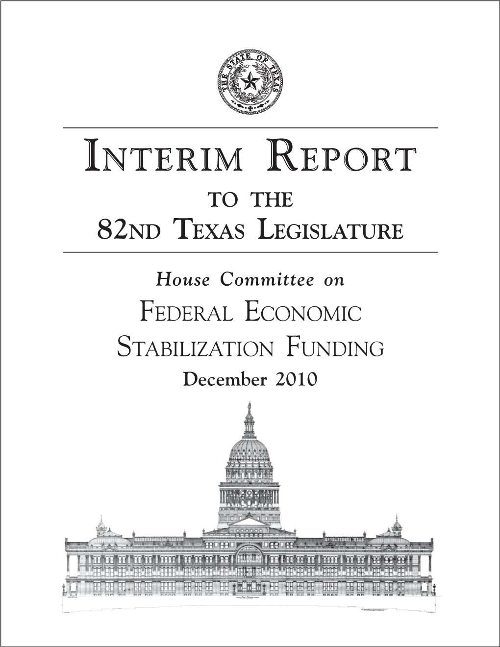 Federal Economic Stabilization Funding December 2010