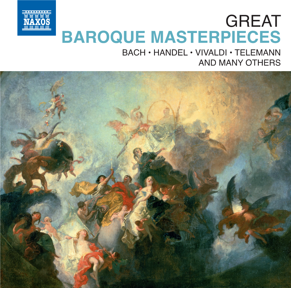 Great BAROQUE MASTERPIECES BACH • HANDEL • Vivaldi • TELEMANN and MANY OTHERS