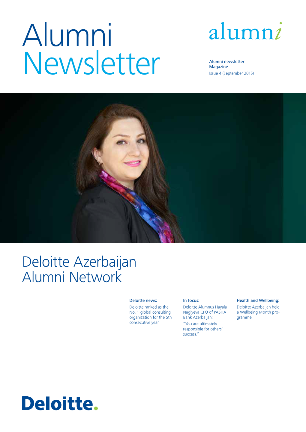 Alumni Newsletter 4Th Edition 2015 Deloitte Azerbaijan
