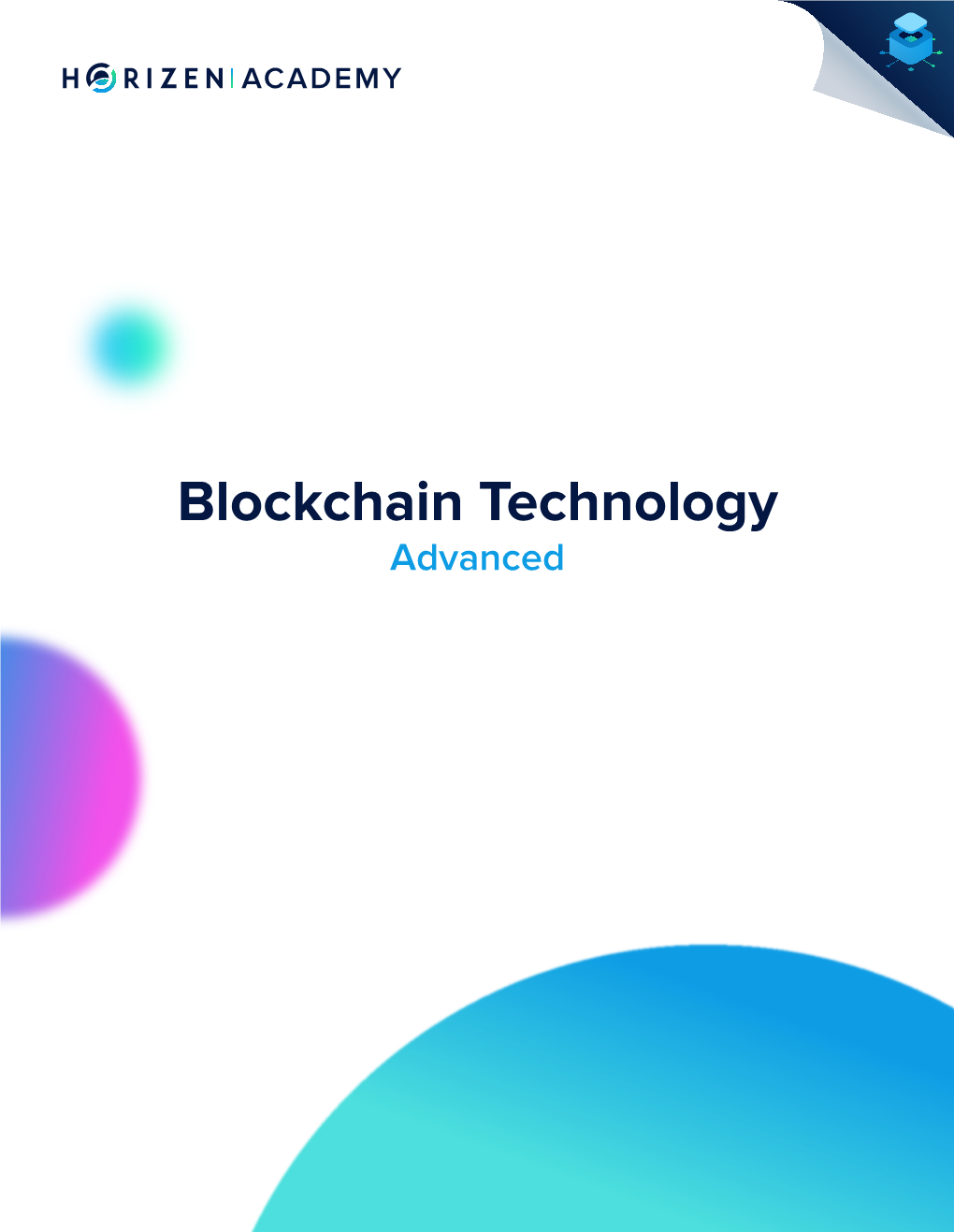 Blockchain Technology Advanced Table of Contents