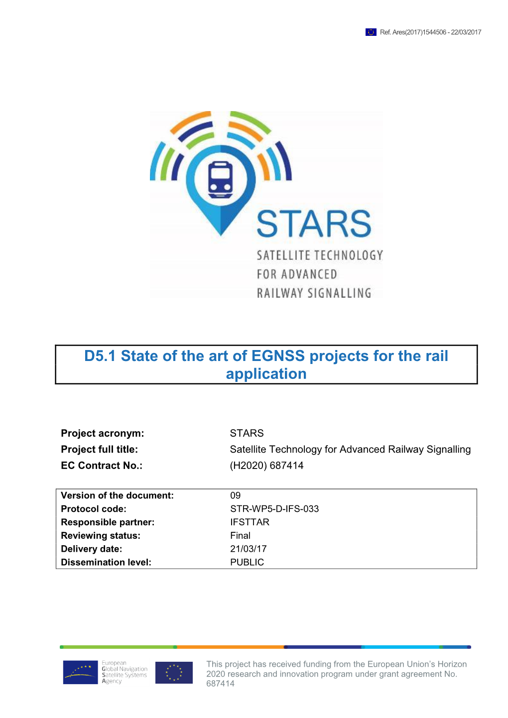 D5.1 State of the Art on EGNSS System for the Rail