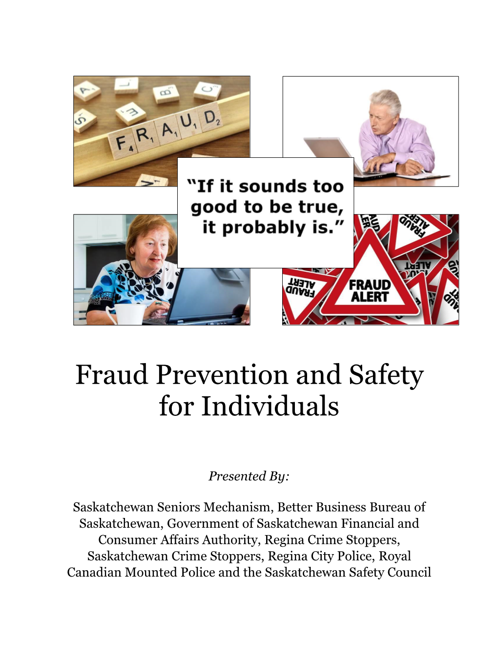 Fraud Prevention and Safety for Individuals