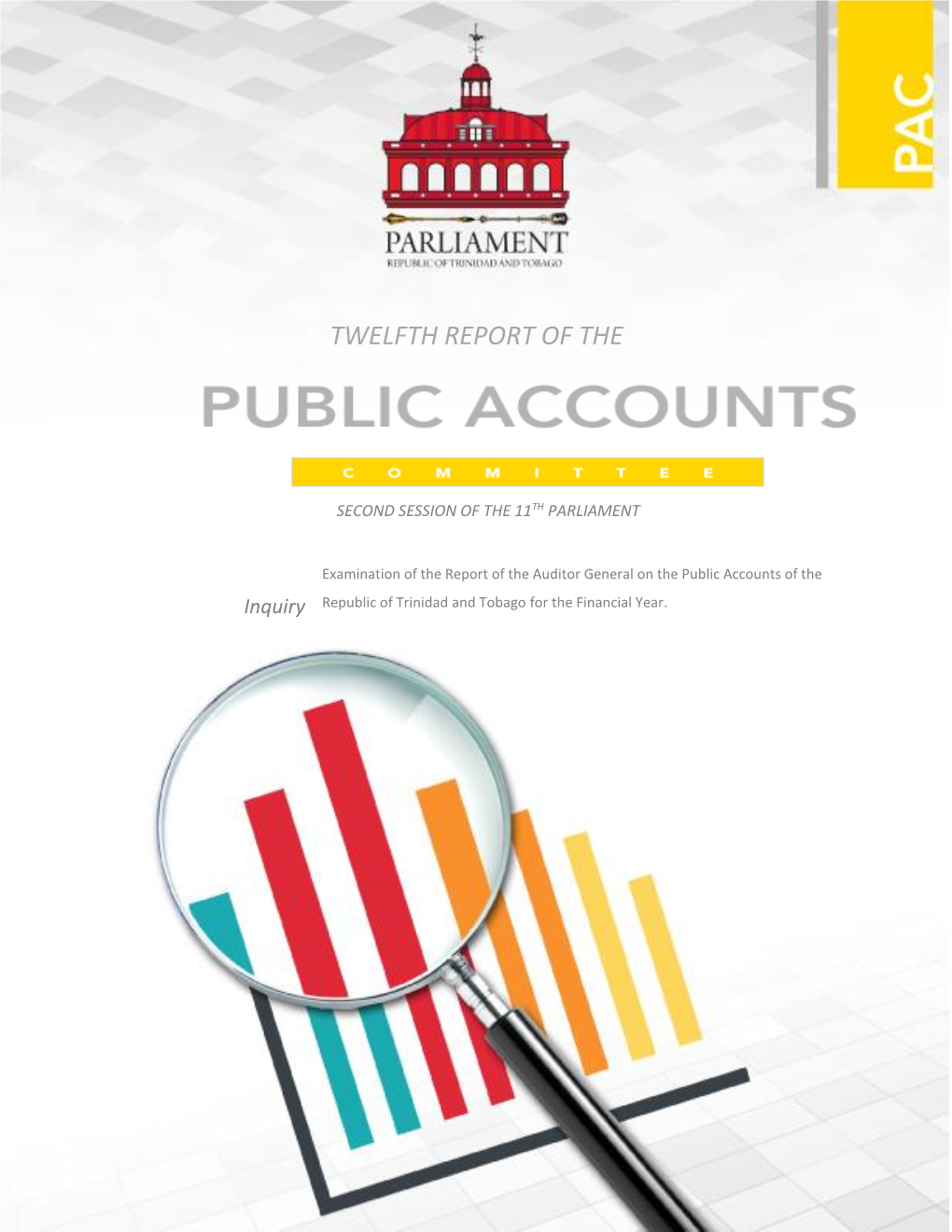 Twelfth Report of the Public Accounts Committee on the Examination of the Report of the Auditor