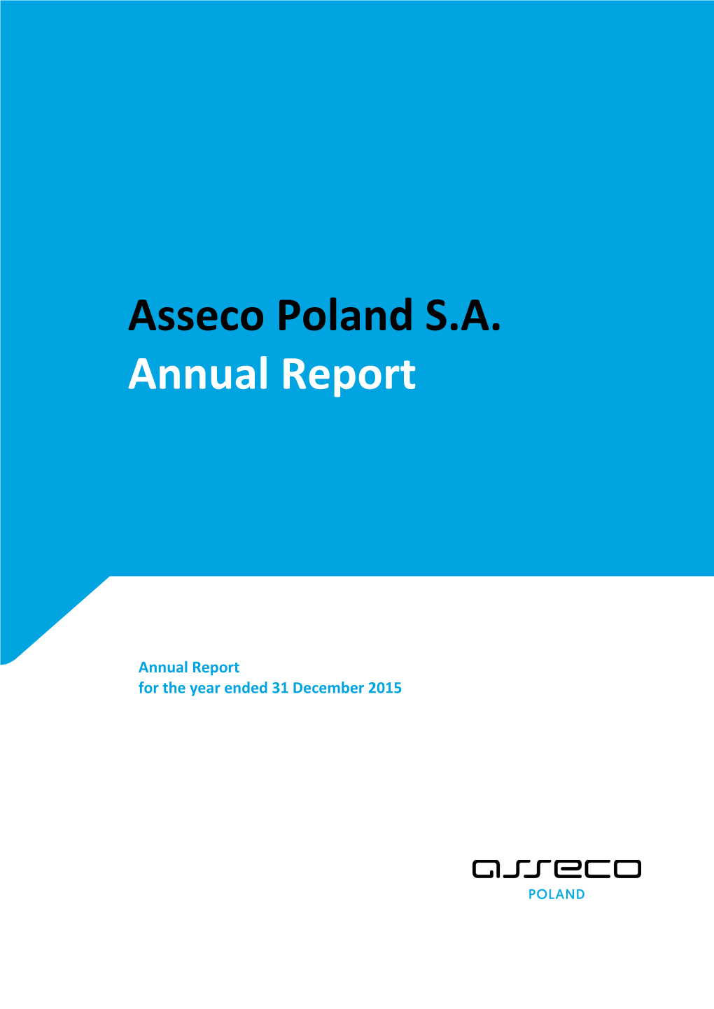 Asseco Poland S.A. Annual Report