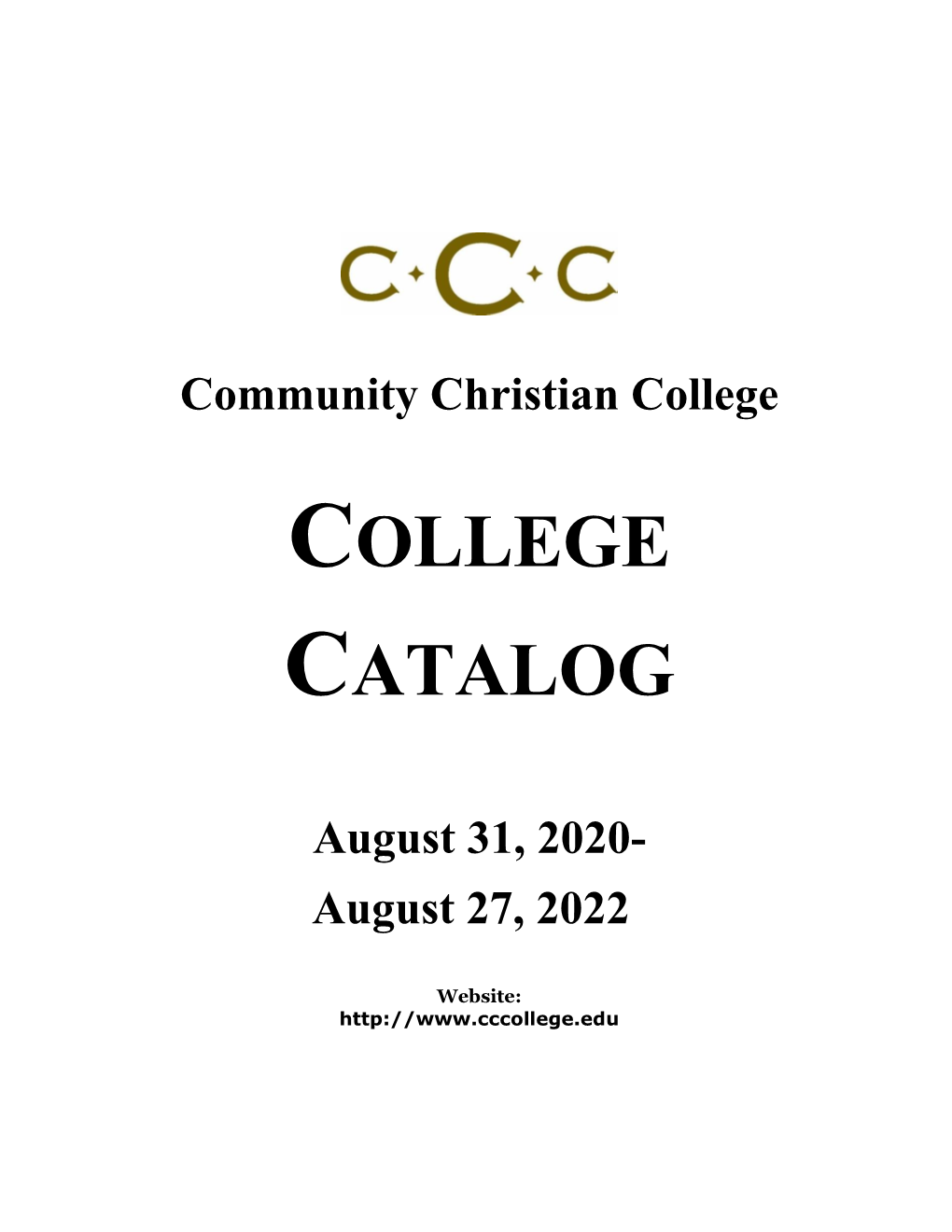 Academic Catalog