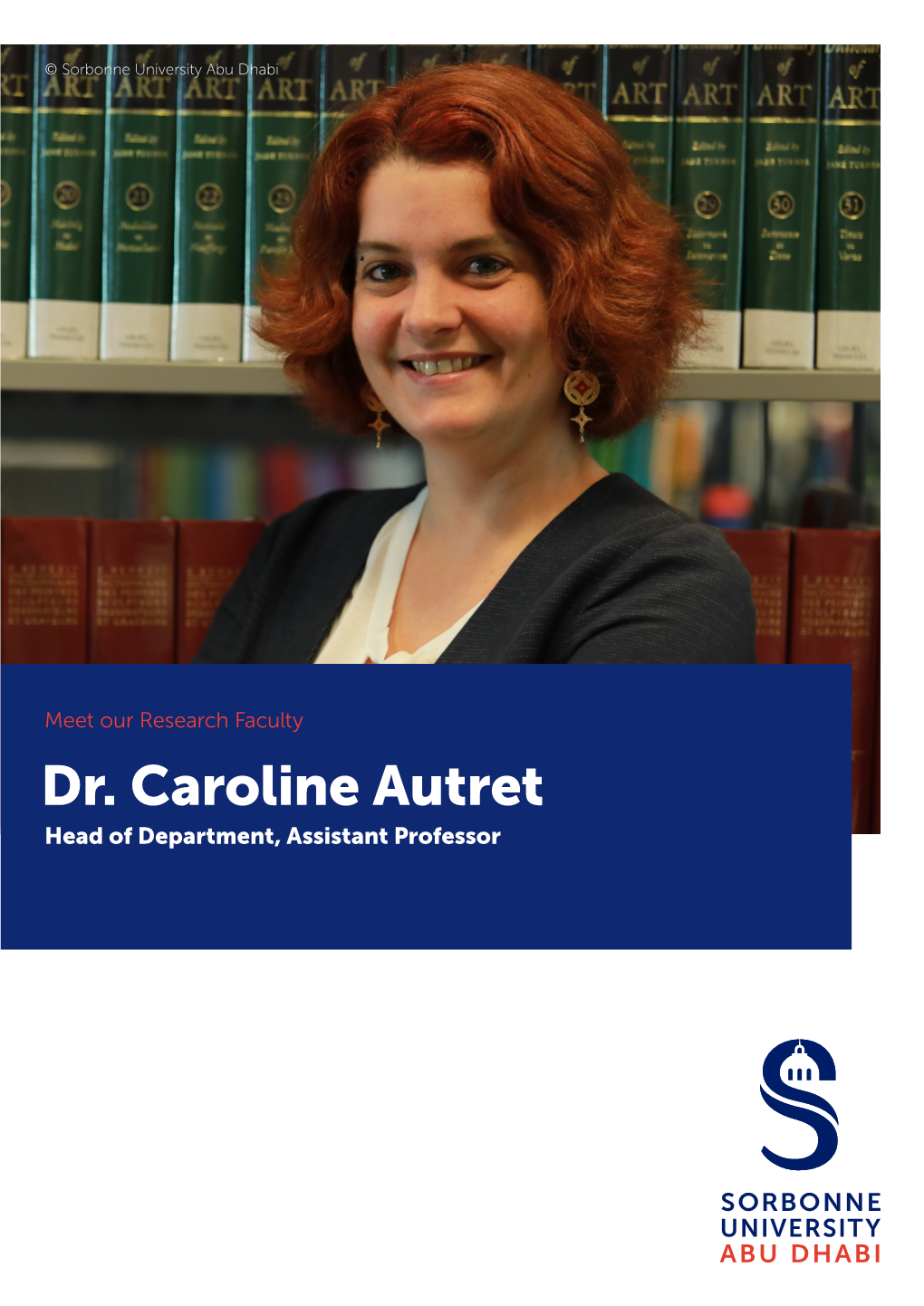 Dr. Caroline Autret Head of Department, Assistant Professor Meet Our Research Faculty Dr