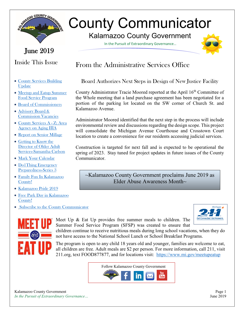 June 2019 County Communicator Newsletter