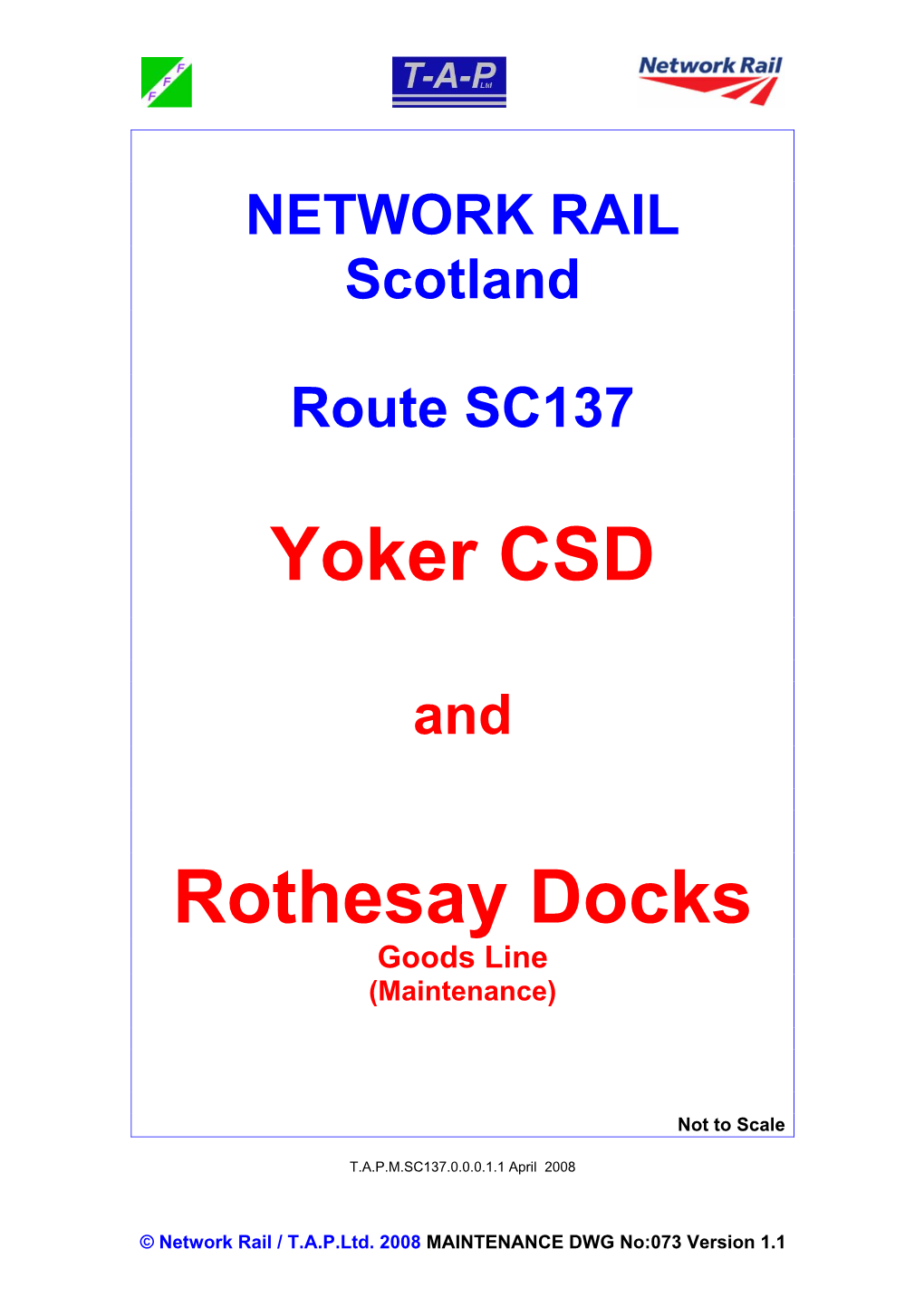 Yoker CSD Rothesay Docks