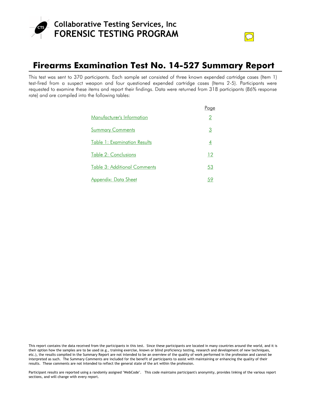 14-527 Firearms Examination