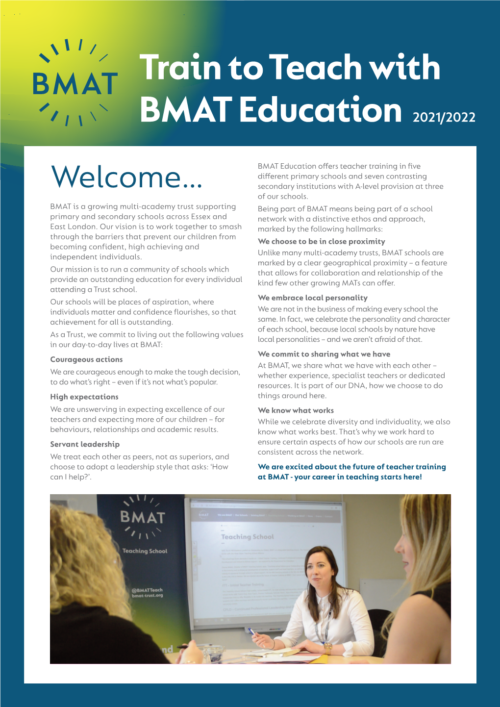 Train to Teach with BMAT Education 2021/2022