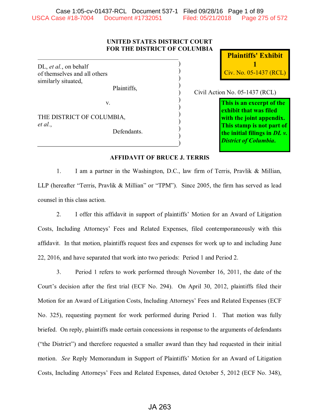 USCA Case #18-7004 Document #1732051 Filed: 05/21/2018 Page 275 of 572