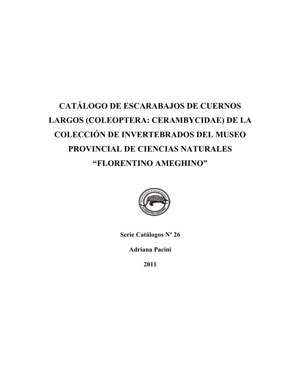 Catálogo De Escarabajos De Cuernos