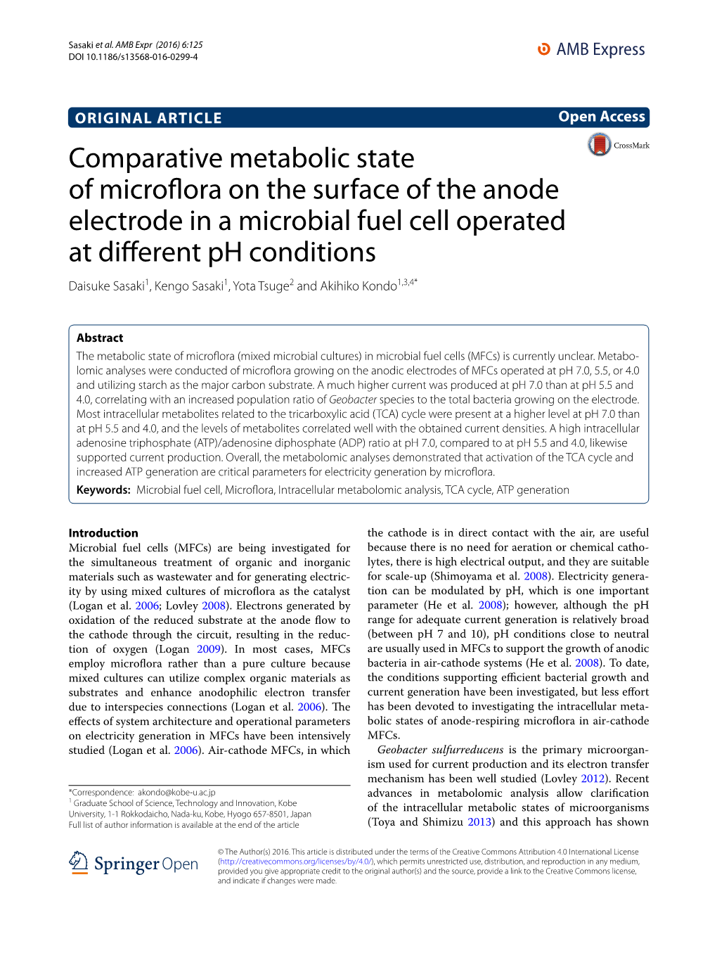 Comparative Metabolic State of Microflora on the Surface of The