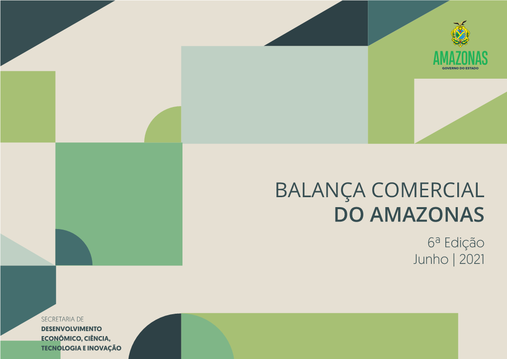 BALANÇA COMERCIAL DO AMAZONAS 6ª Edição Junho | 2021