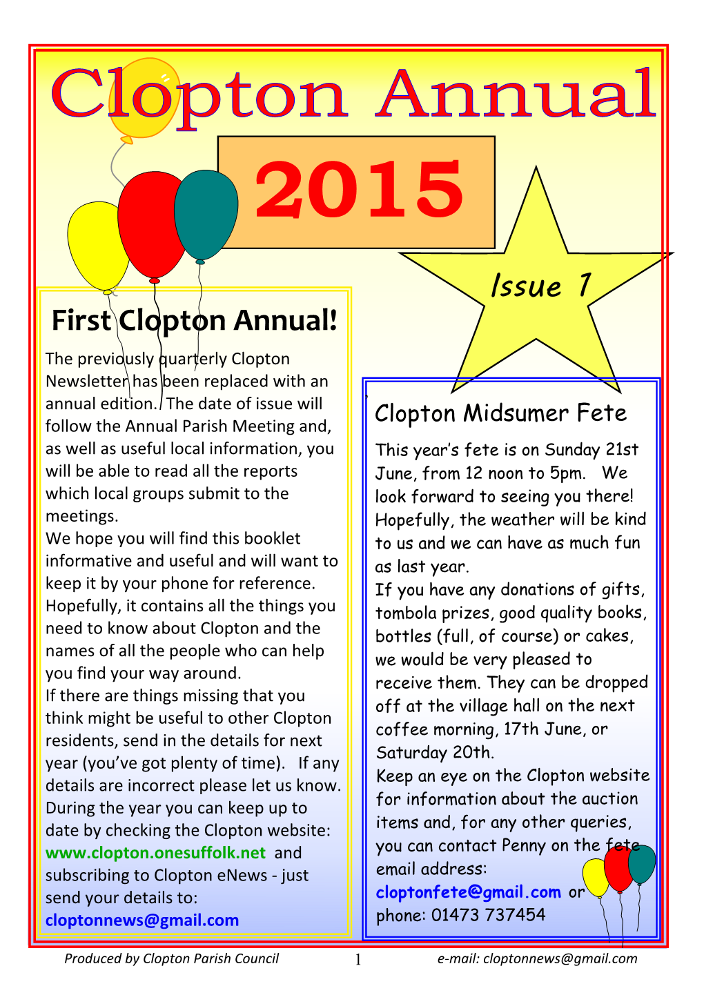 Clopton Annual -2015