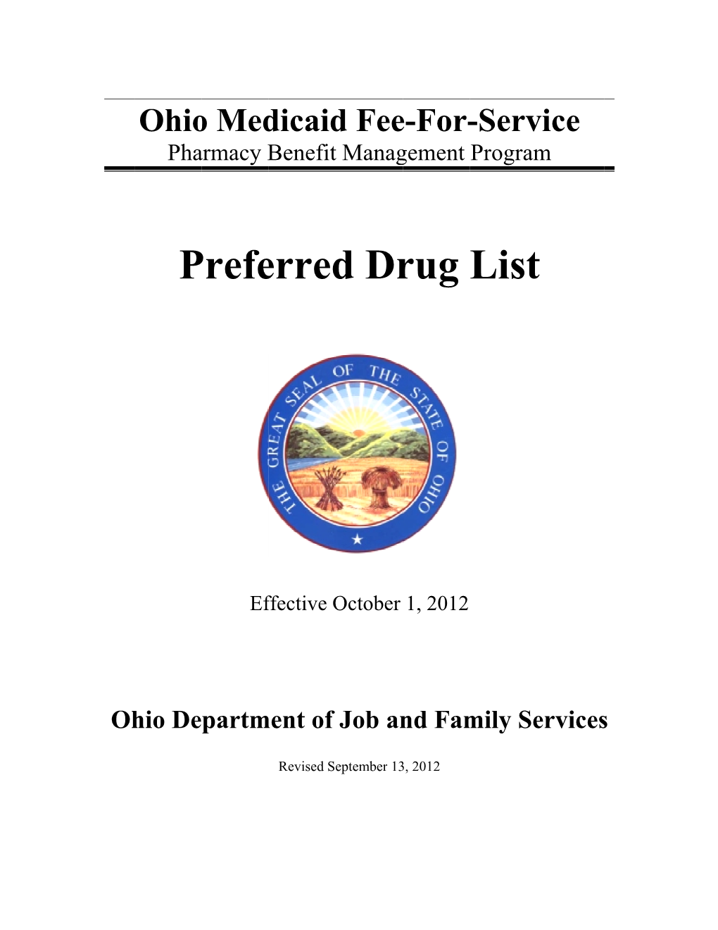 PDL Effective October 1, 2012 Page 2