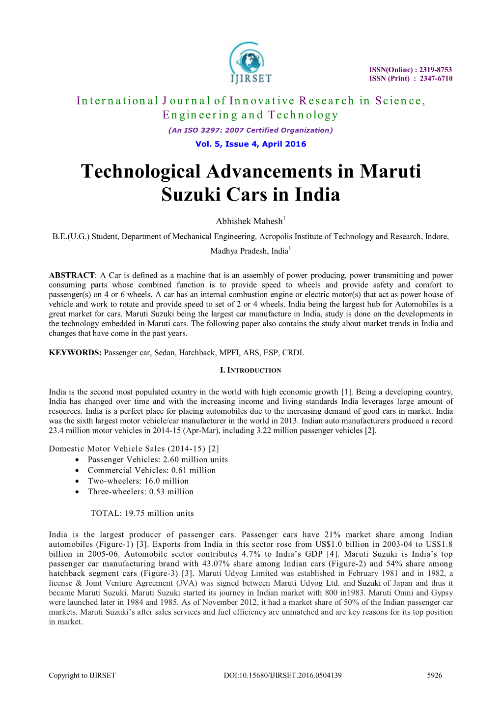 Technological Advancements in Maruti Suzuki Cars in India