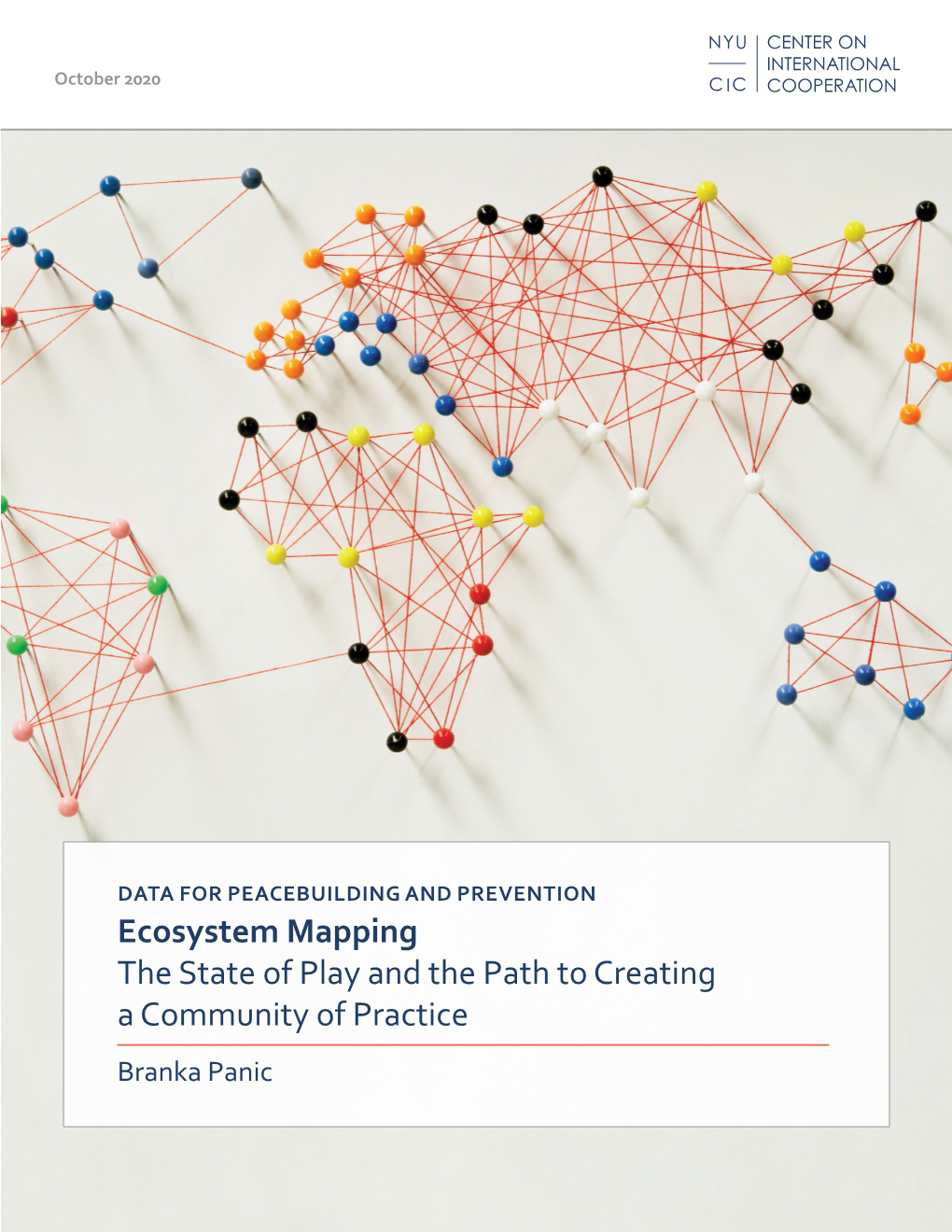 Data for Peacebuilding and Prevention Ecosystem Mapping