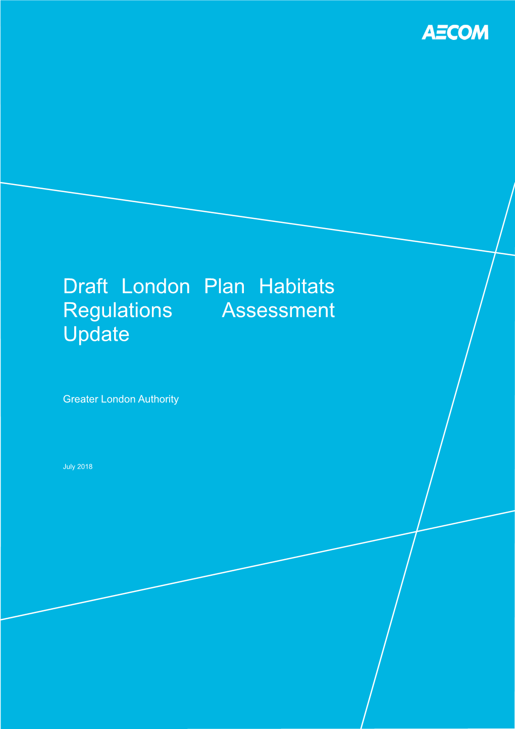 Draft London Plan Habitats Regulations Assessment Update