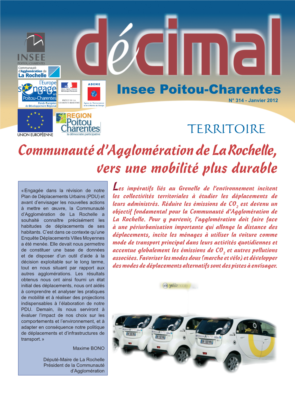 Communauté D'agglomération De La Rochelle, Vers Une Mobilité Plus