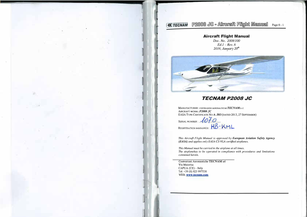 Tecnam P2008 Jc