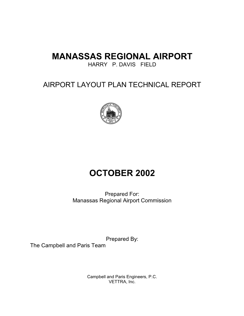 Master Plan Report