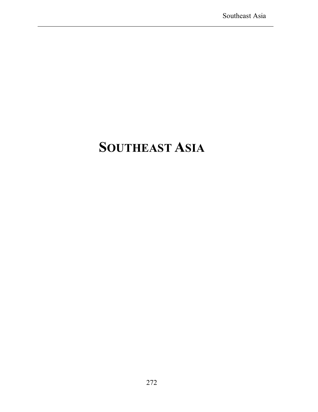 Southeast Asia