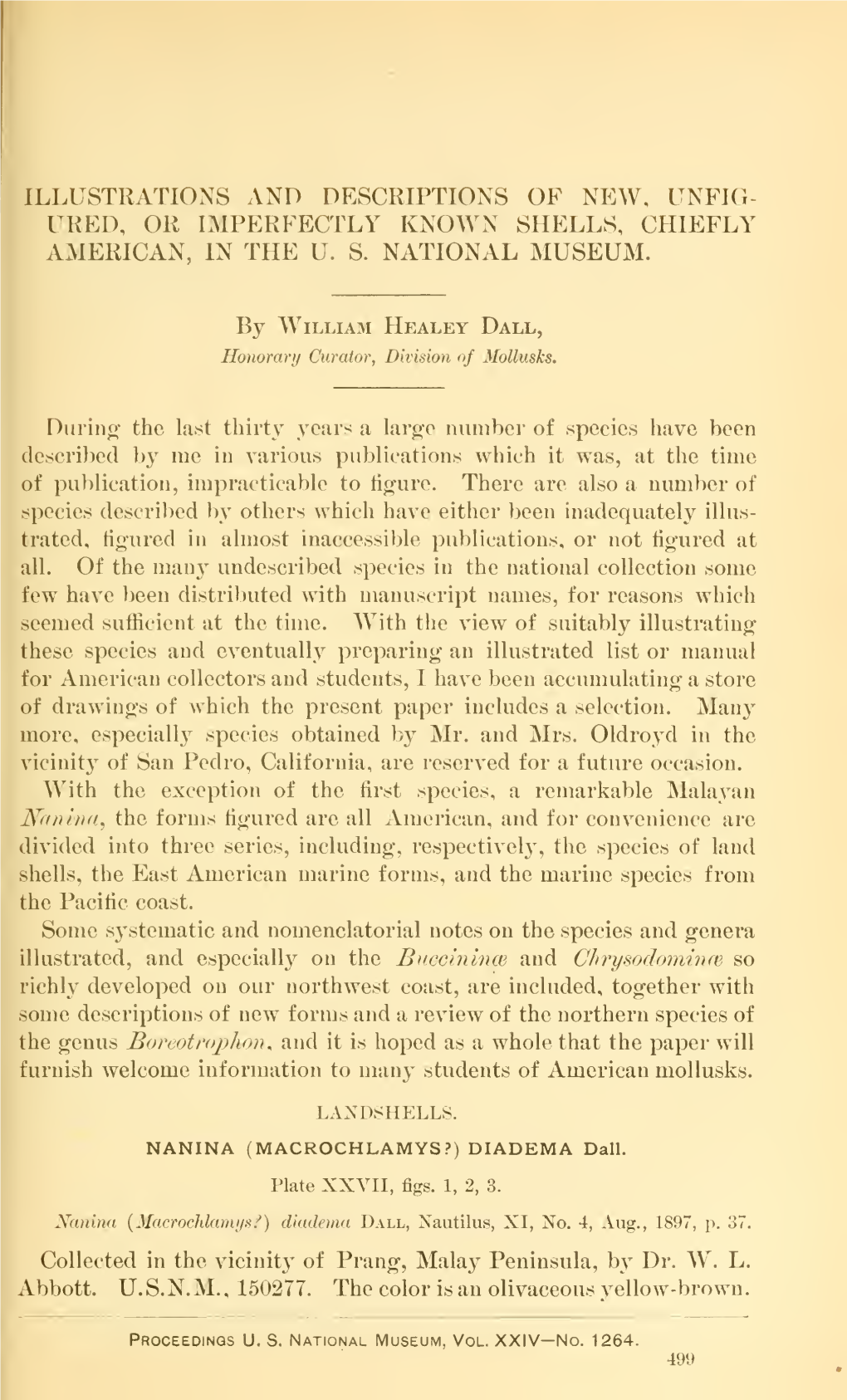 Proceedings of the United States National Museum