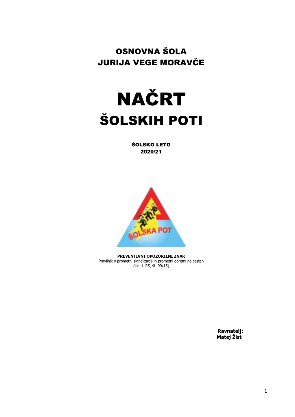 Načrt Varnih Šolskih Poti