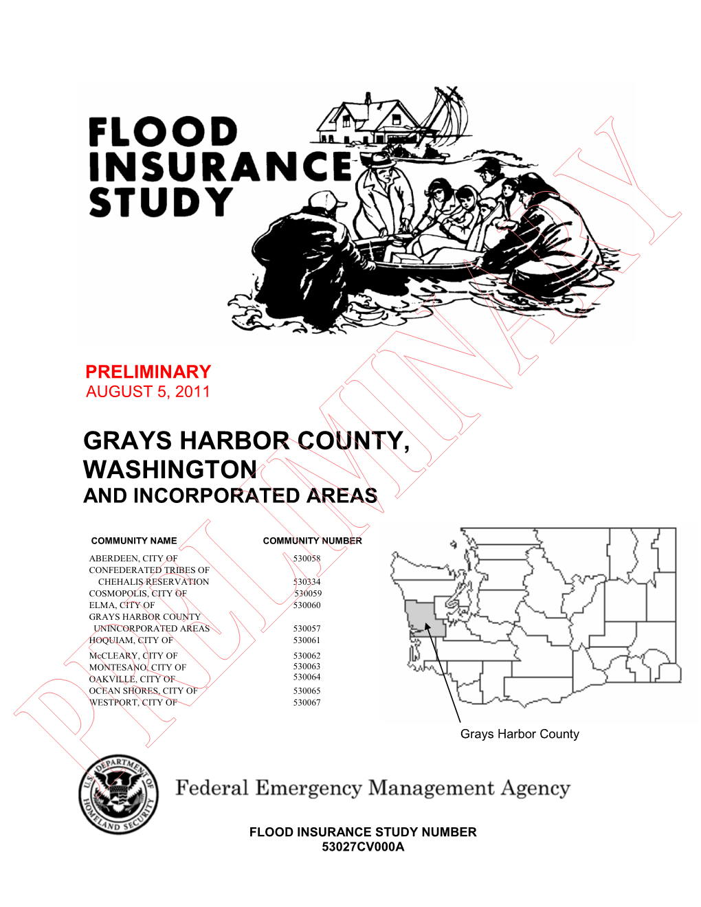 Grays Harbor County Flood Insurance Study