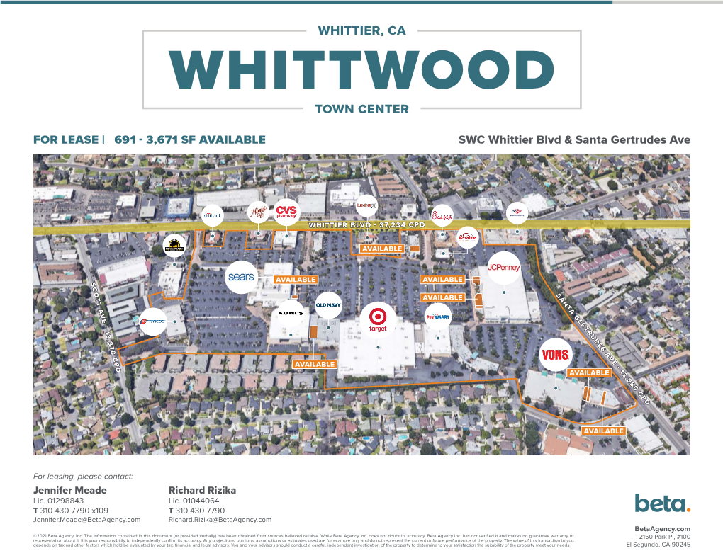 Whittwood Town Center