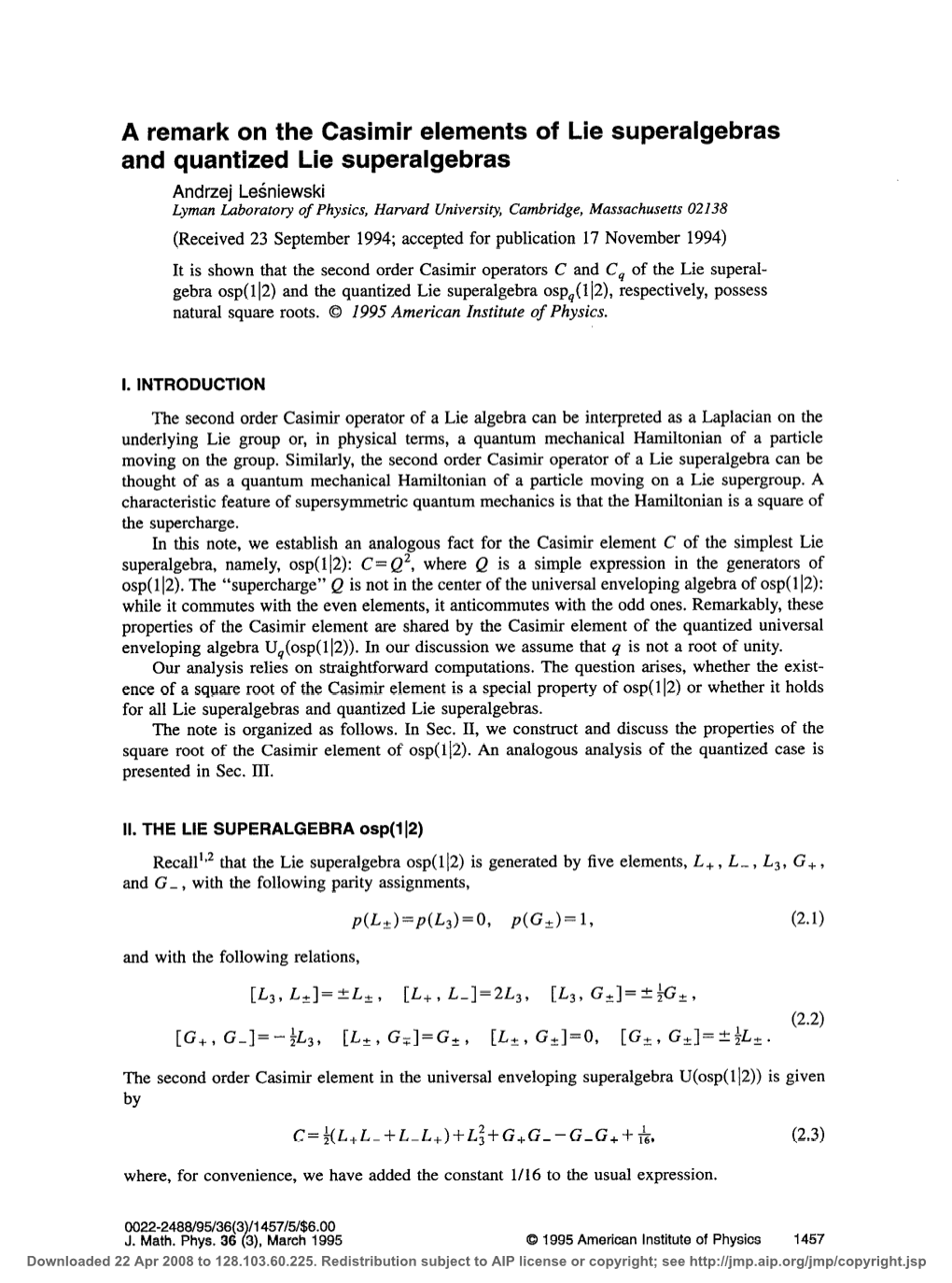 A Remark on the Casimir Elements of Lie Superalgebras and Quantized