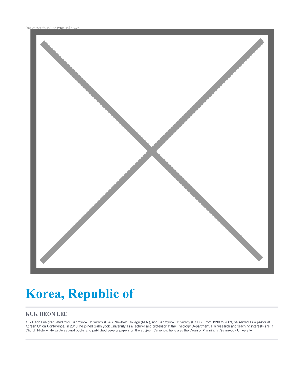 Korea, Republic Of