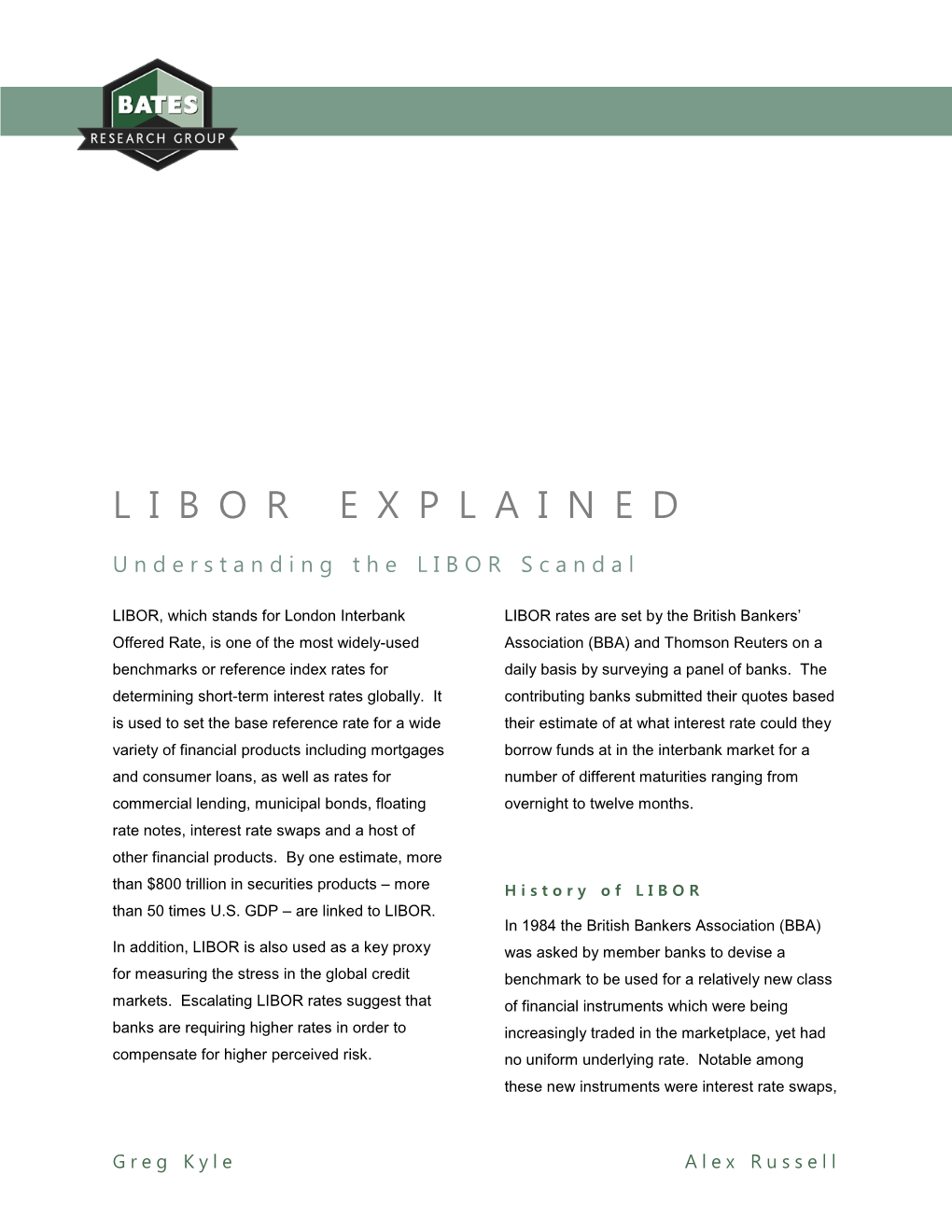 Libor Explained