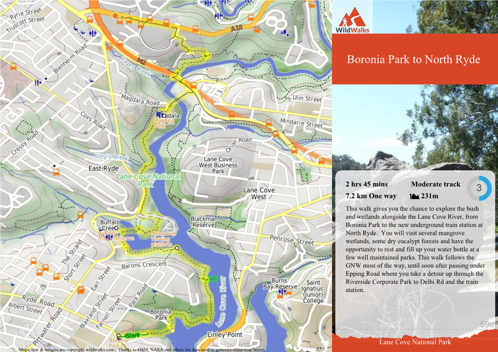 Boronia Park to North Ryde