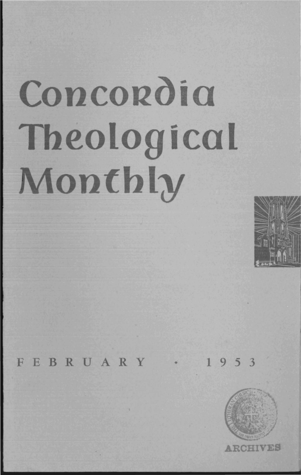 Ia Theological Montbly