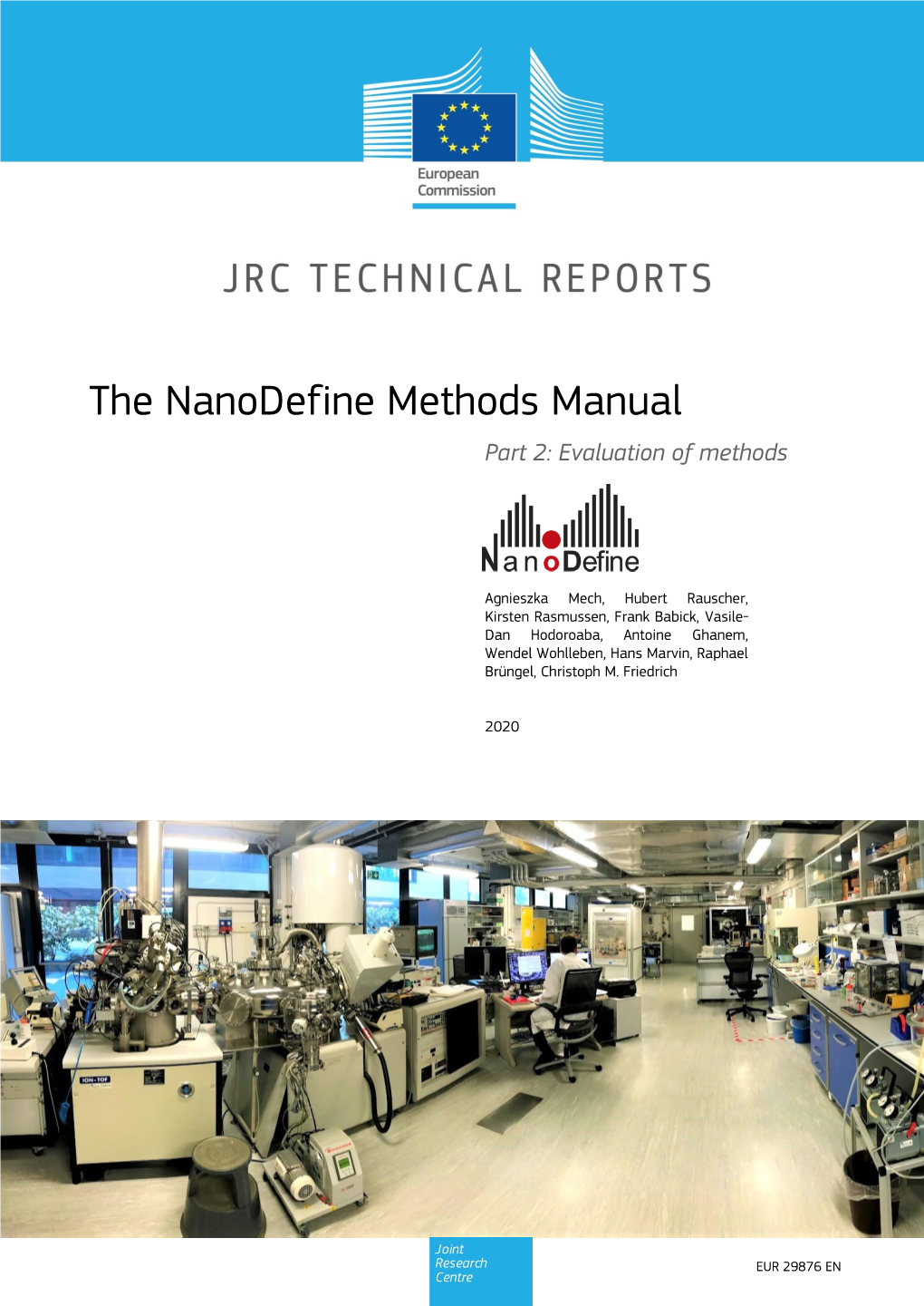 The Nanodefine Methods Manual