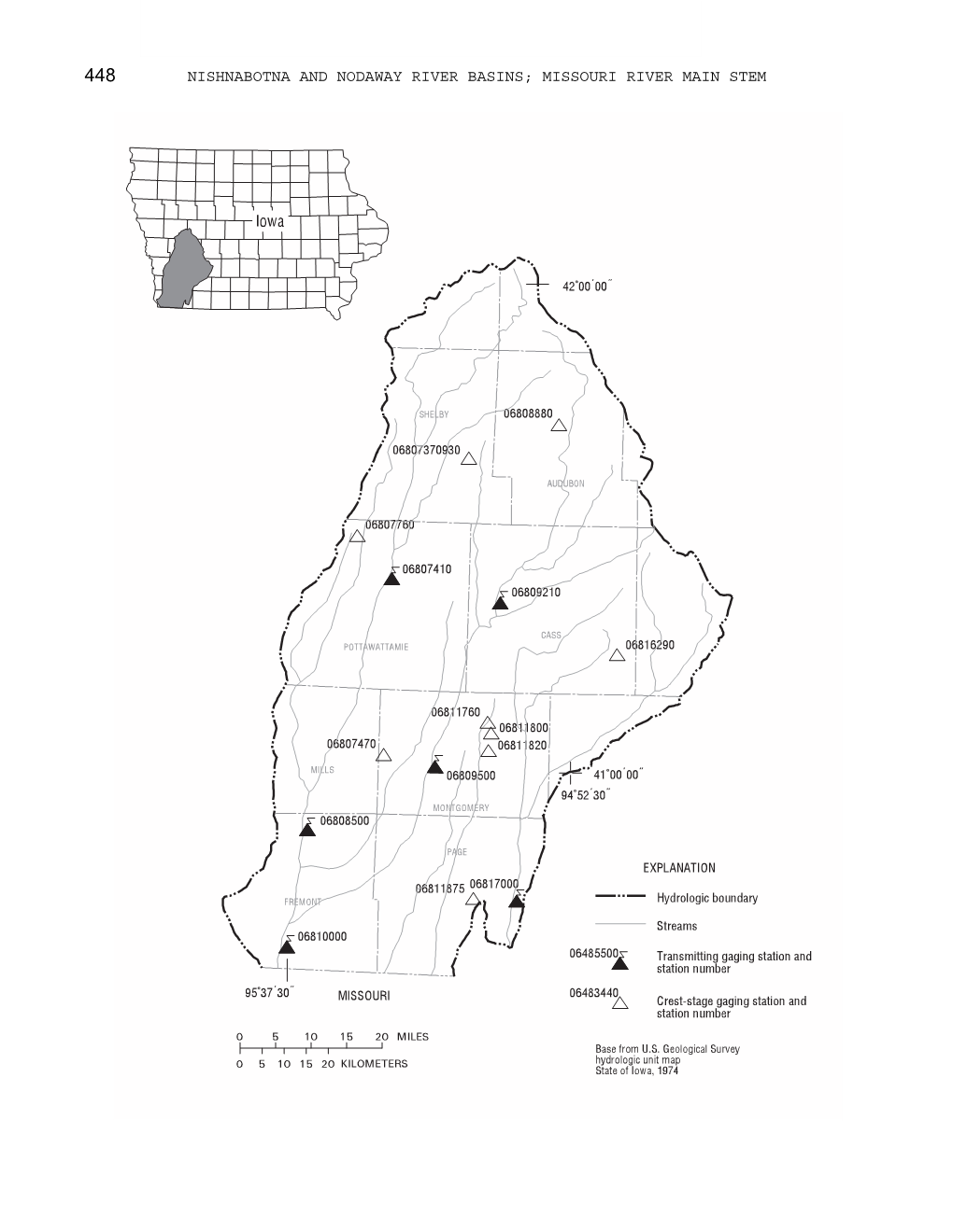 Nishnabotna and Nodaway River Basins; Missouri River Main Stem