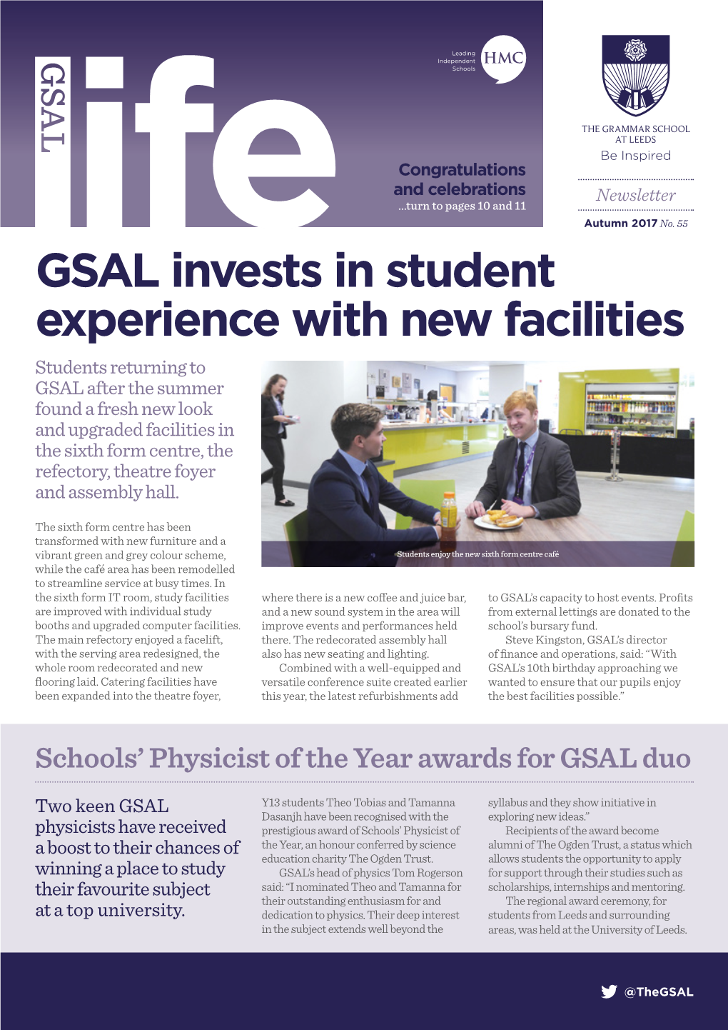 GSAL Invests in Student Experience with New Facilities