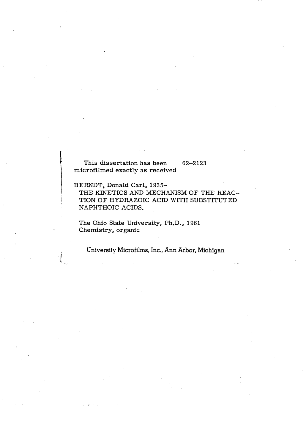 The Kinetics and Mechanism of the Reaction of Hydrazoic Acid With