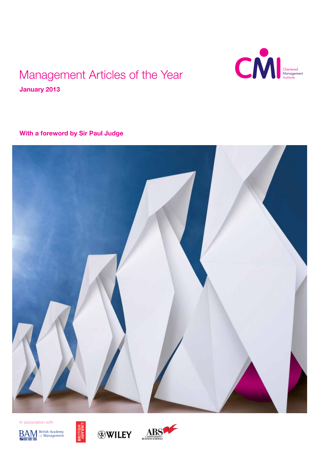 Management Articles of the Year January 2013