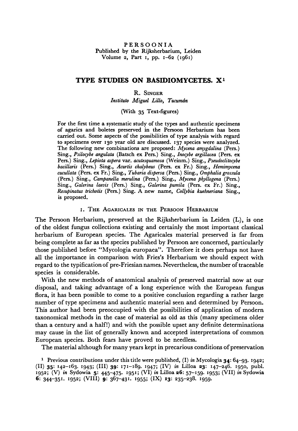 Proposed. Herbarium, Preserved the Rijksherbarium