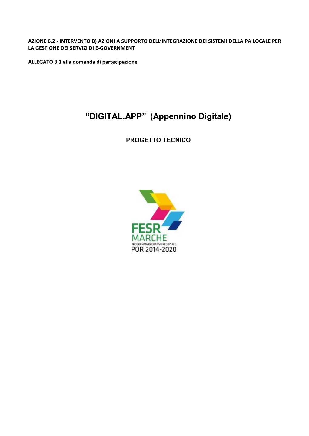 “DIGITAL.APP” (Appennino Digitale)