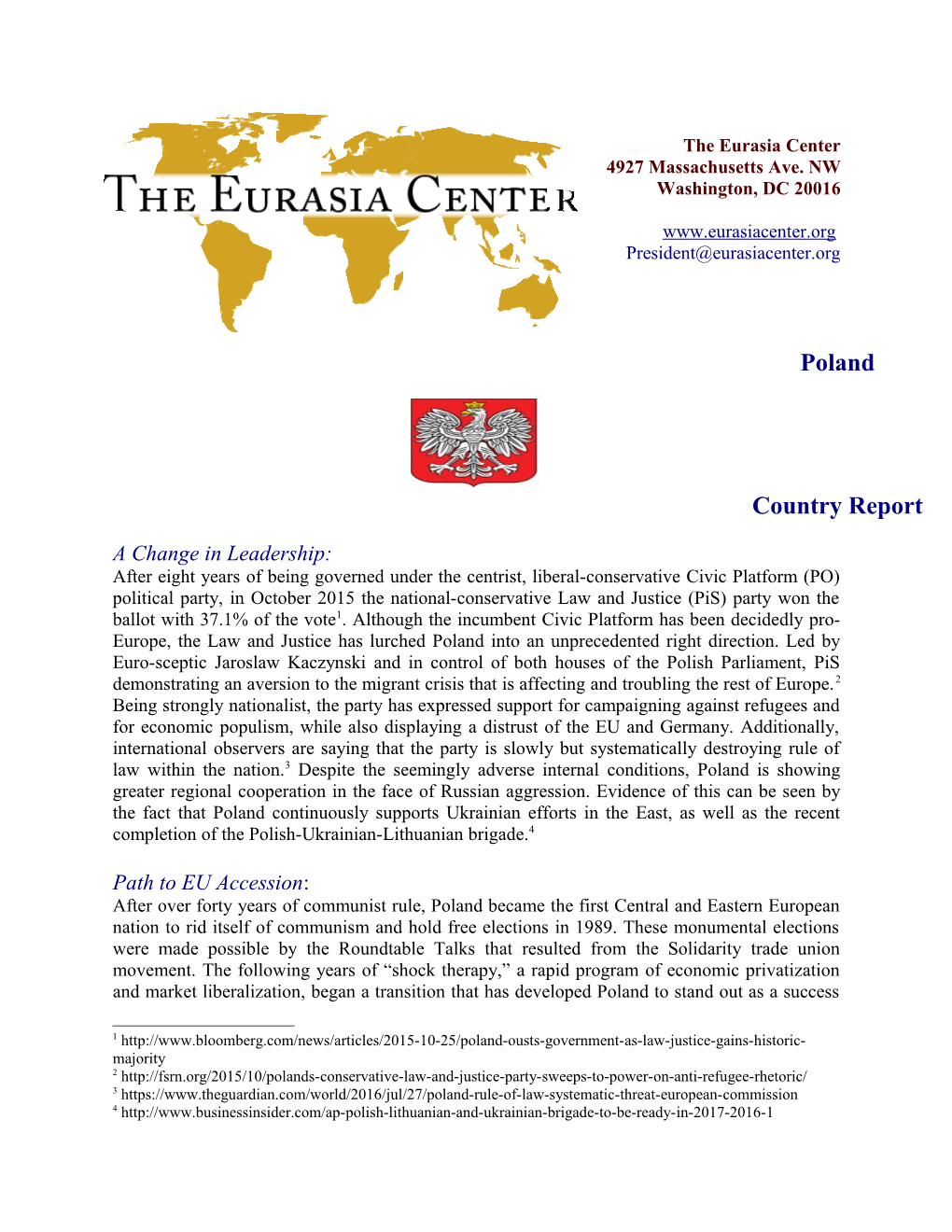 The Eurasia Center