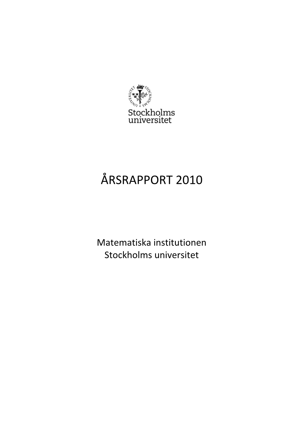 Årsrapport 2010