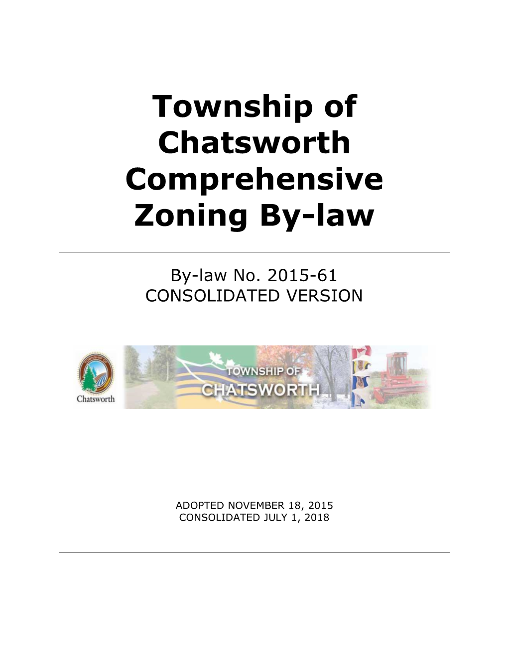 Download the Township of Chatsworth Comprehensive Zoning
