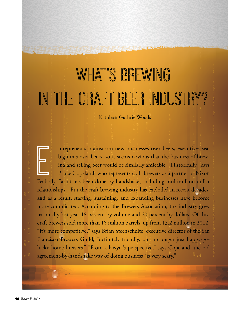 What's Brewing in the Craft Beer Industry?