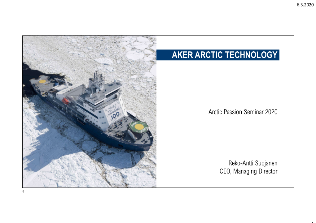Aker Arctic Technology